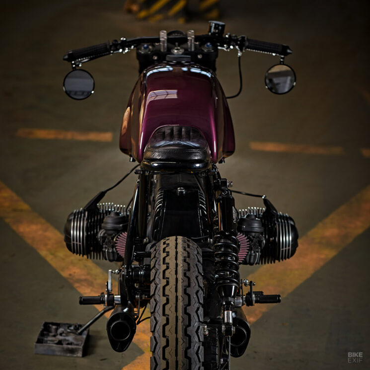 Bobber BMW R100 par Cardsharper Customs