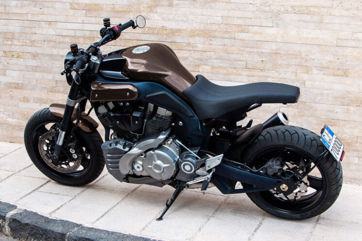 Yamaha MT-01 personnalisée par Francesco Paura