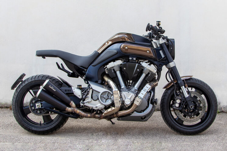 Yamaha MT-01 personnalisée par Francesco Paura