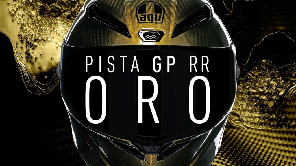 AGV présente le casque Pista GP RR Oro exclusif en édition limitée