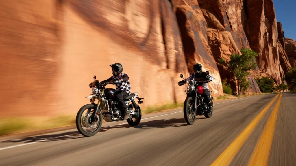 Triumph présente les modèles Scrambler 1200 XE et X 2024 avec des mises à jour
