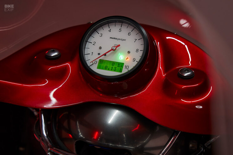 Triumph Thruxton café racer par Tamarit