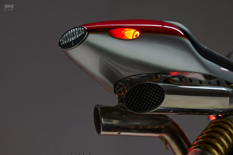 Triumph Thruxton café racer par Tamarit