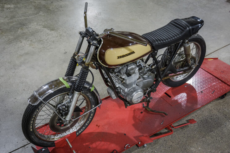 Vélo EXIF ​​Honda CB550F Tracker Build
