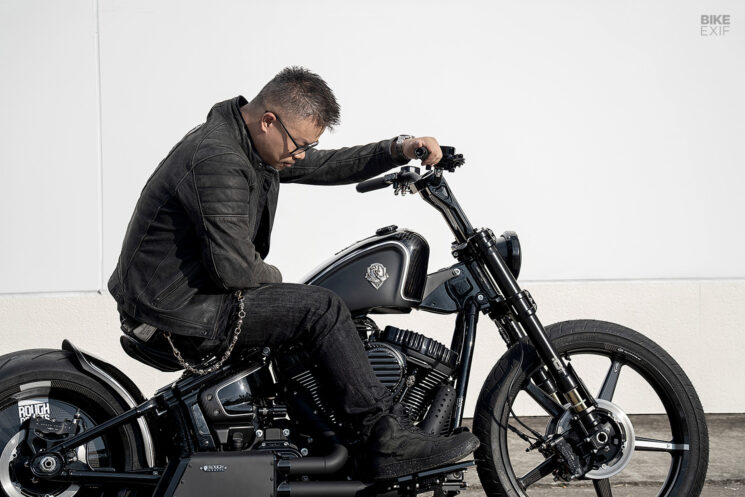 Harley Fat Boy personnalisé par Rough Crafts