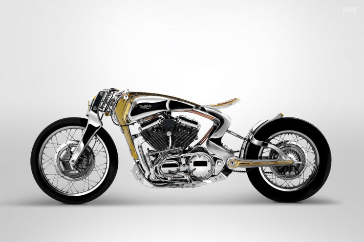 Traqueur de planche Harley Sportster par Krom Works