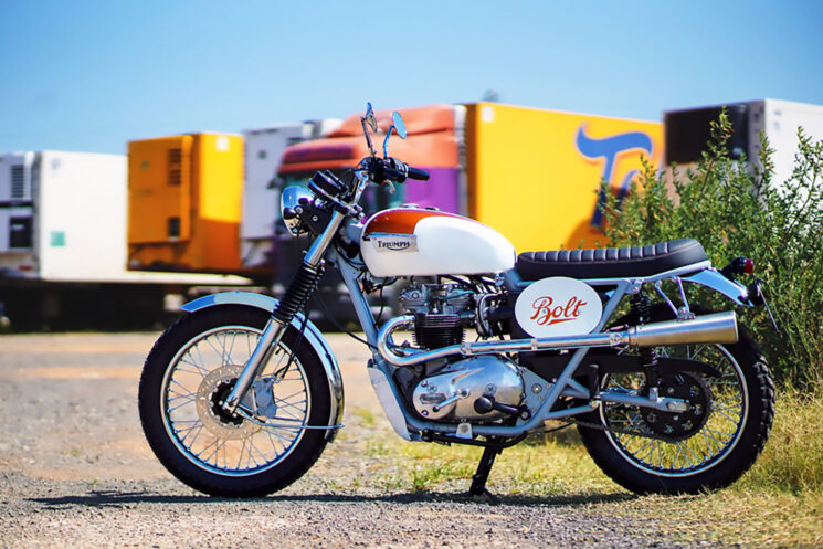 Triumph Bonneville T140 1972 par Bolt Motor Co.