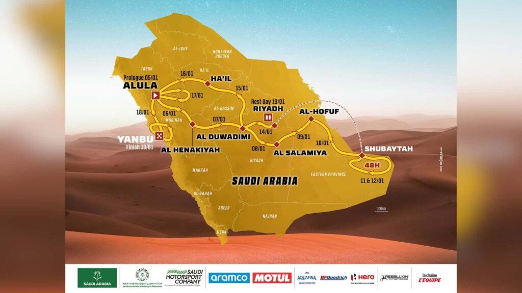 Le programme du Rallye Dakar 2024 comprend une nouvelle étape Monster de 48 heures