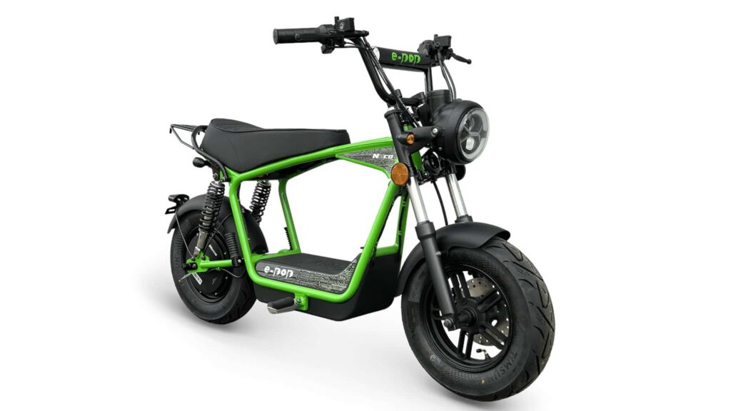 Le scooter électrique Neco E-Pop veut être un Honda Ruckus quand il grandira