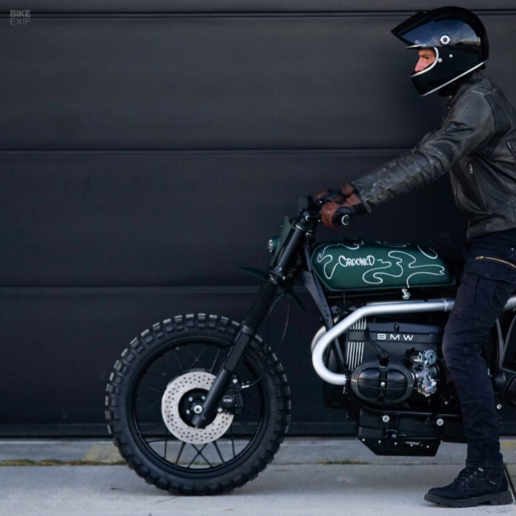 Scrambler BMW classique par Crooked Motorcycles