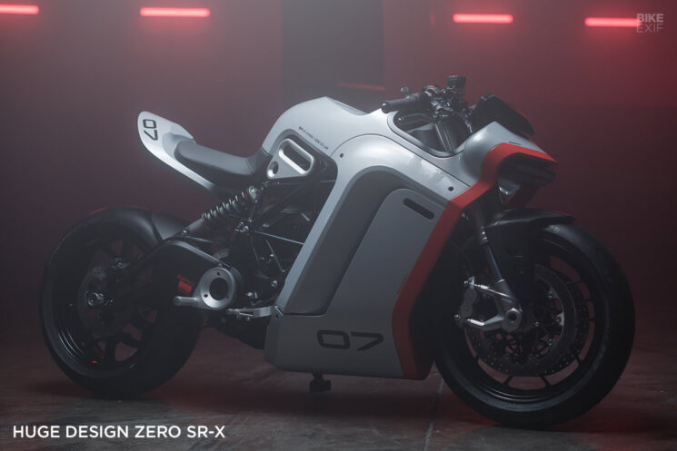 Vélo concept électrique Zero SR-X par Huge Moto
