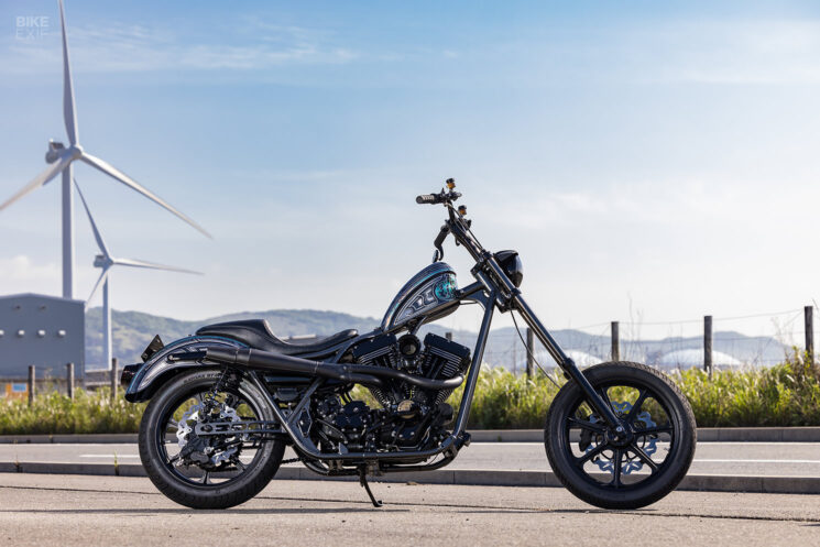 Chopper Harley FXR par Vida Motorcycle Japon