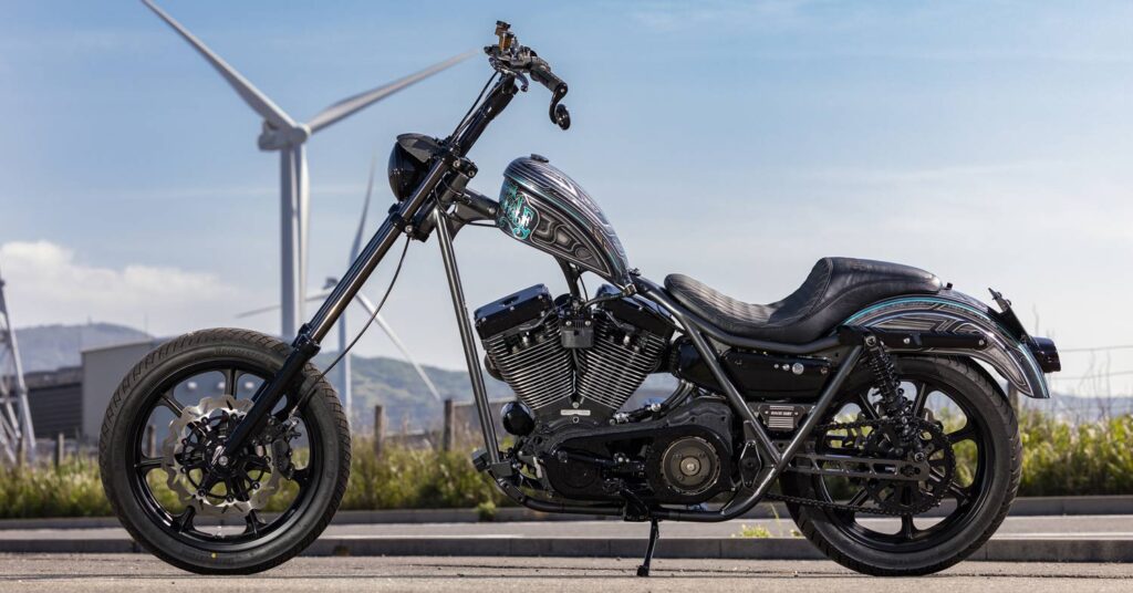 Le hachoir Harley FXR de Vida est ratissé et prêt à gronder