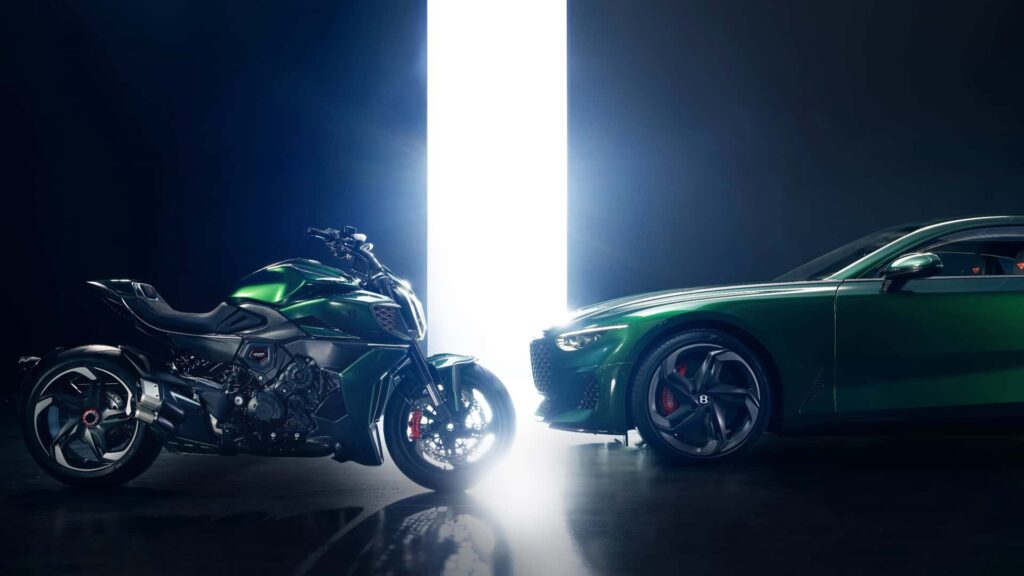 Ducati et Bentley s'associent pour le Diavel V4 en édition limitée