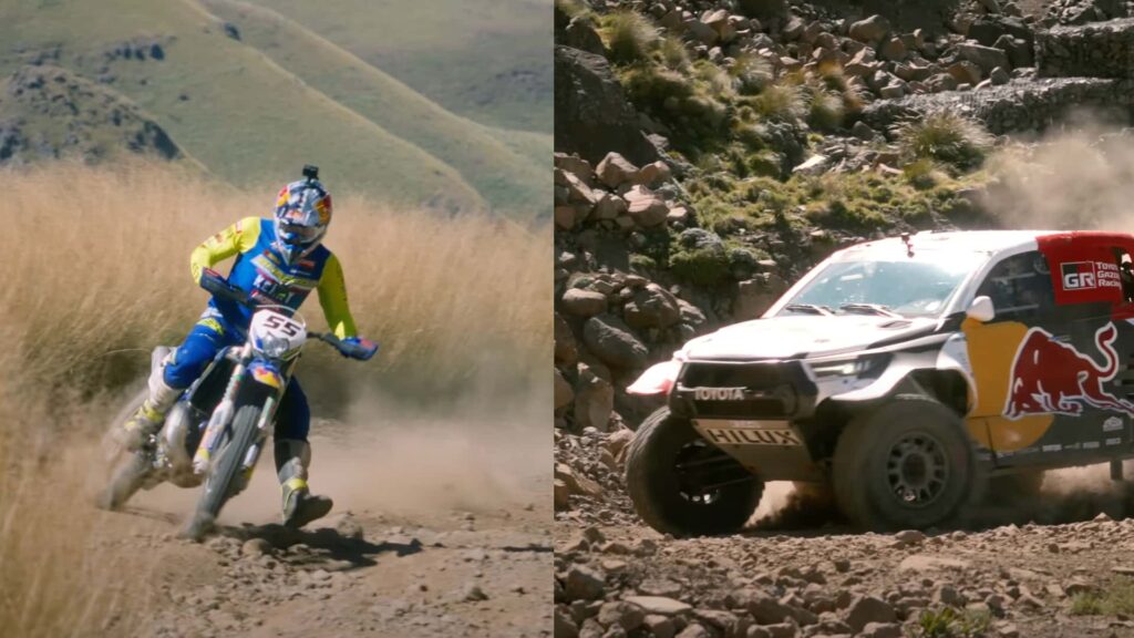 Qui gagnera dans une course de côte : une voiture de rallye Hilux ou un vélo Sherco Enduro ?