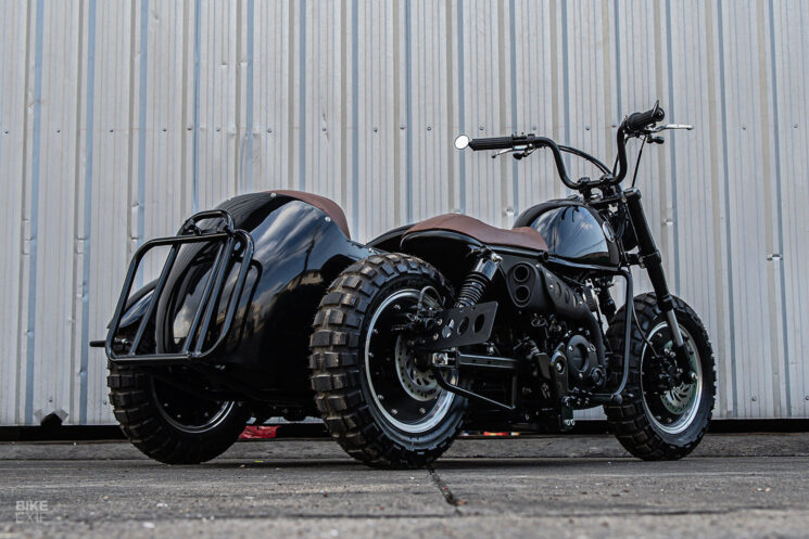 Plateforme de side-car Honda Monkey personnalisée par K-Speed