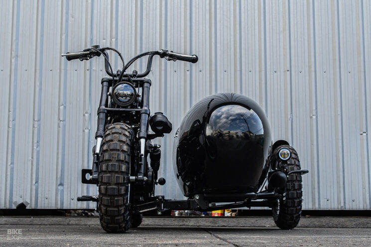 Plateforme de side-car Honda Monkey personnalisée par K-Speed