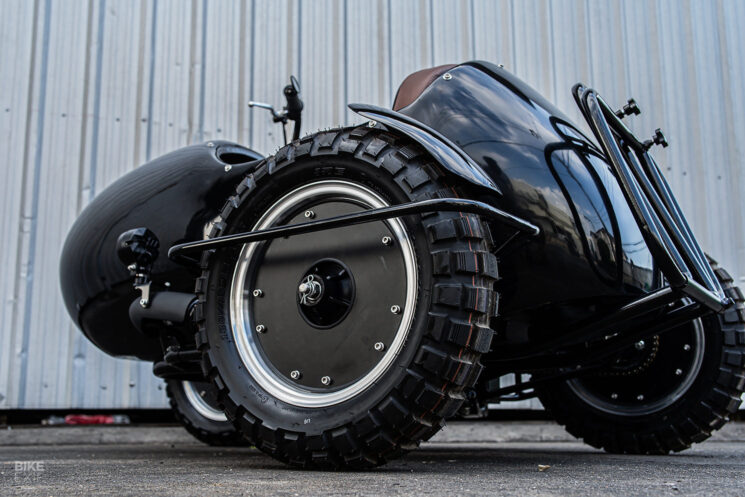 Plateforme de side-car Honda Monkey personnalisée par K-Speed
