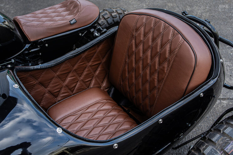 Plateforme de side-car Honda Monkey personnalisée par K-Speed