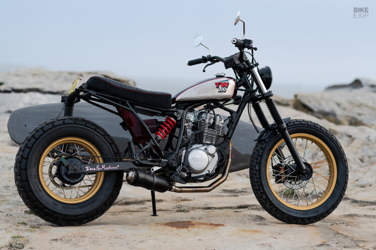 Brouilleur Yamaha TW200 par Deus ex Machina