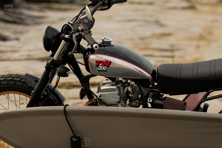 Brouilleur Yamaha TW200 par Deus ex Machina