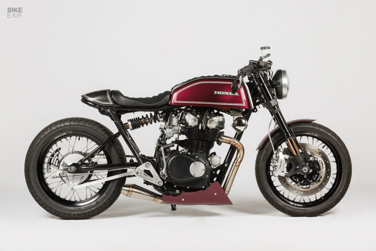 Honda CB450 café racer par Mile Zero