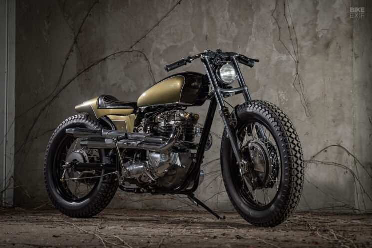Triumph TR6 vintage par Heiwa MC