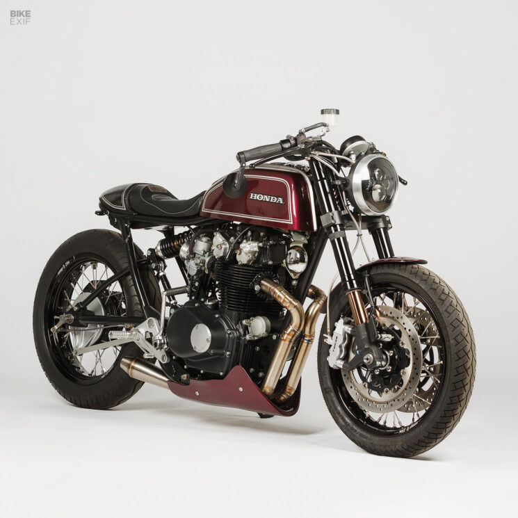 Honda CB450 café racer par Mile Zero