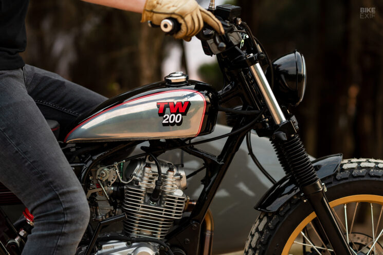 Brouilleur Yamaha TW200 par Deus ex Machina
