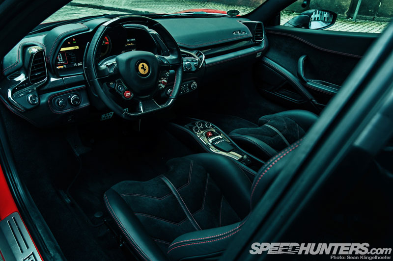 Ferrari 458 Italie Intérieur de la Ferrari 458 Italia