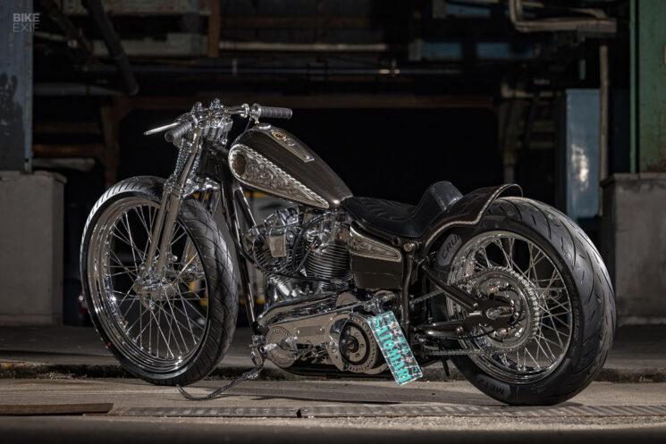 Harley Shovelhead personnalisé par Satomari
