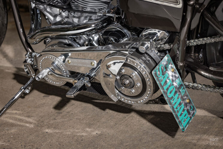 Harley Shovelhead personnalisé par Satomari
