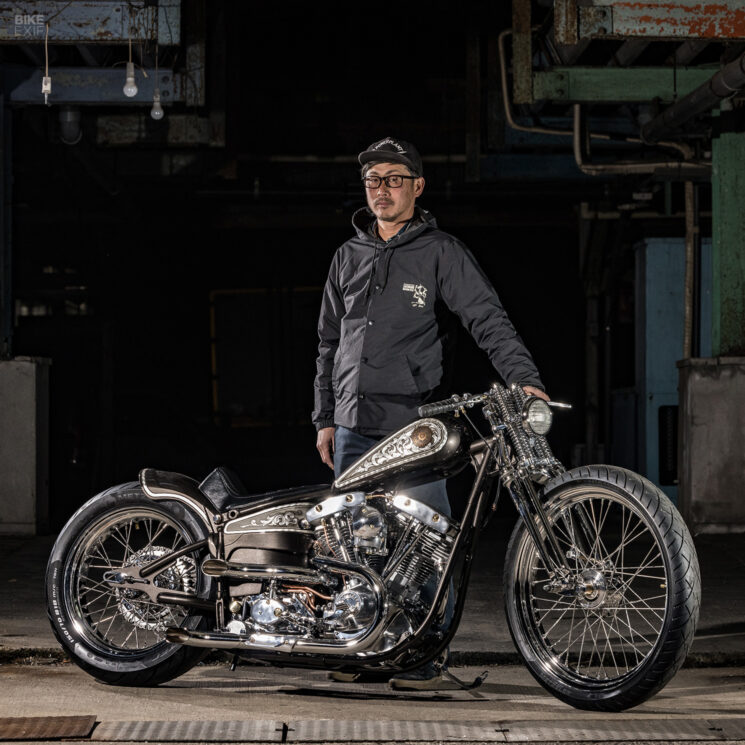 Harley Shovelhead personnalisé par Satomari