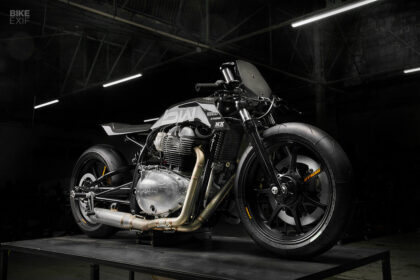 Vélo drag Royal Enfield Continental GT 650 par Bad Winners