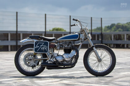 Vélo de course sur piste plate Triumph Trackmaster 1970