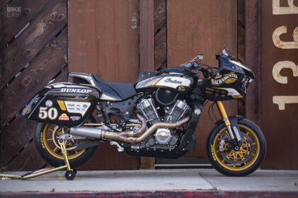 Vélo de course Indian Challenger bagger par Roland Sands Design