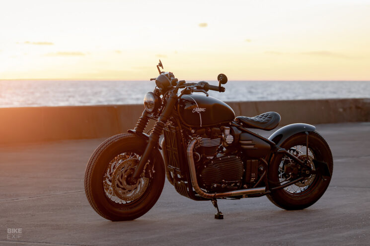 Triumph Bobber personnalisé par Motone