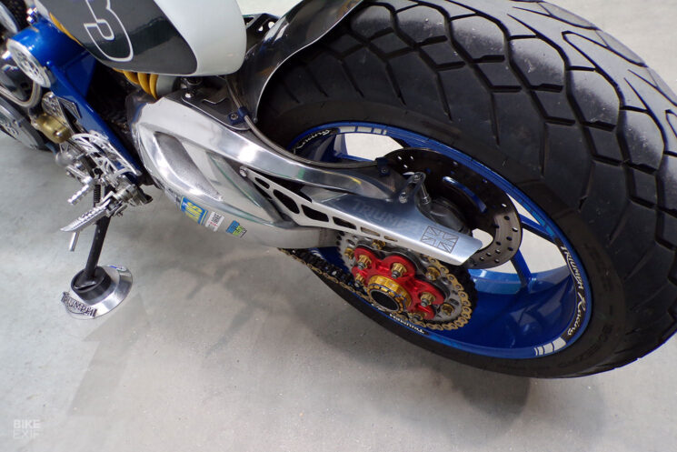 Triumph Sprint personnalisée avec moteur Thunderbird 900