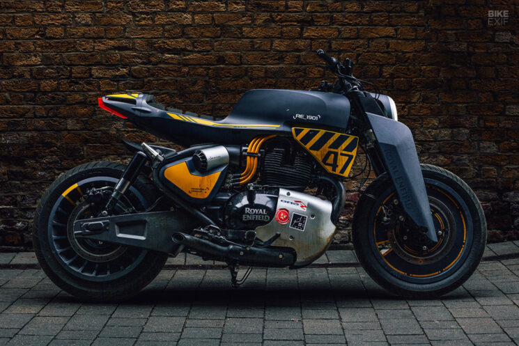 Fusil de chasse Royal Enfield 650 personnalisé pour le film The Kitchen
