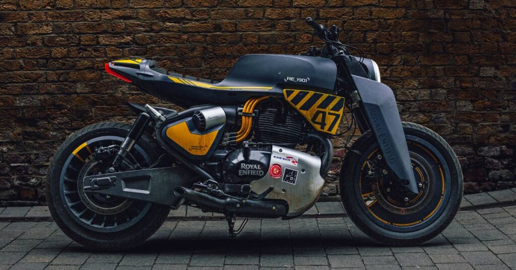Izi's Ride : un Royal Enfield Shotgun 650 construit pour un film Netflix dystopique