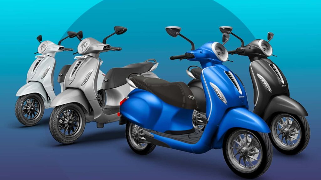 Le scooter électrique Bajaj Chetak 2024 bénéficie d’améliorations technologiques et de performances