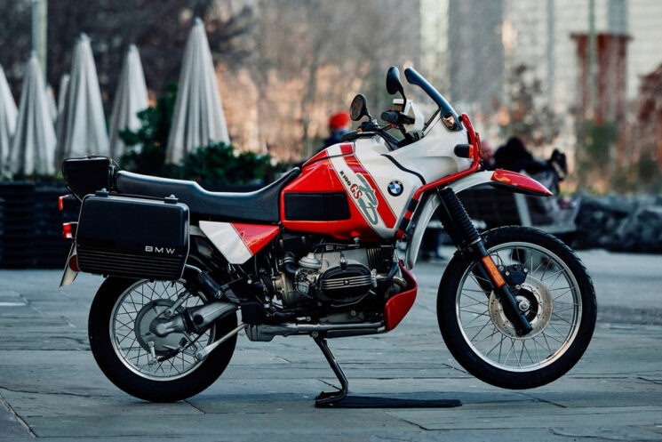 BMW R100GS PD à faible kilométrage chez Moto Borgotaro