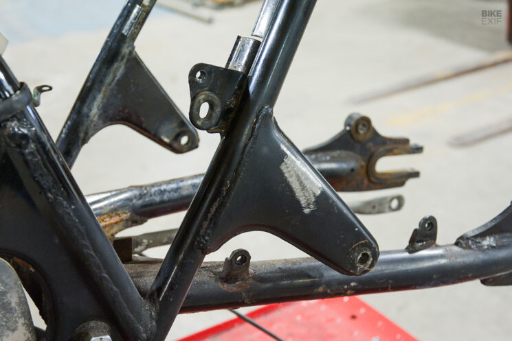 Onglets de coupe CB550