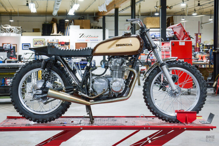 Vélo EXIF ​​Honda CB550F Tracker Build