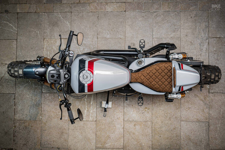 Scrambler de rue Harley XR1200 par Macco Motors