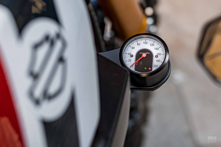 Scrambler de rue Harley XR1200 par Macco Motors
