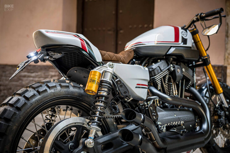 Scrambler de rue Harley XR1200 par Macco Motors