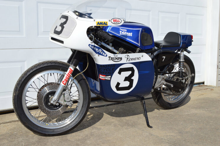 Réplique Triumph Trident T150 Gene Romero Daytona 1969