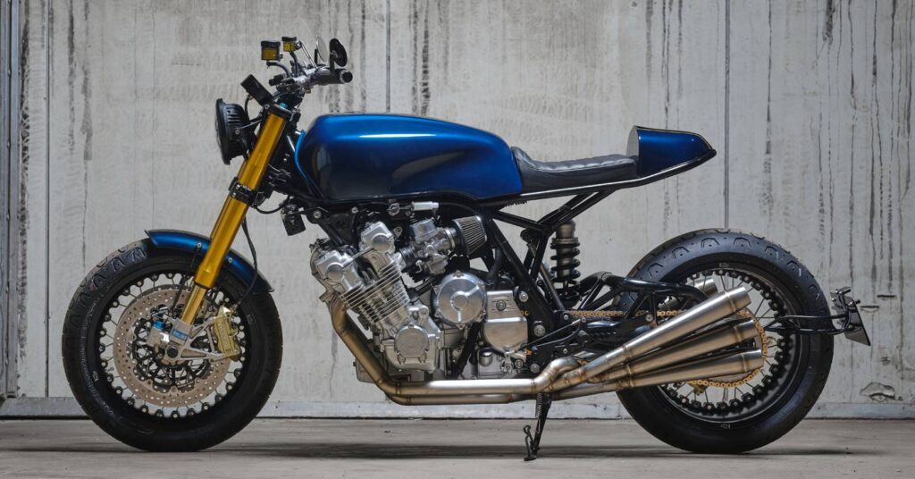 The Mighty Six : une Honda CBX personnalisée et brutale des Pays-Bas