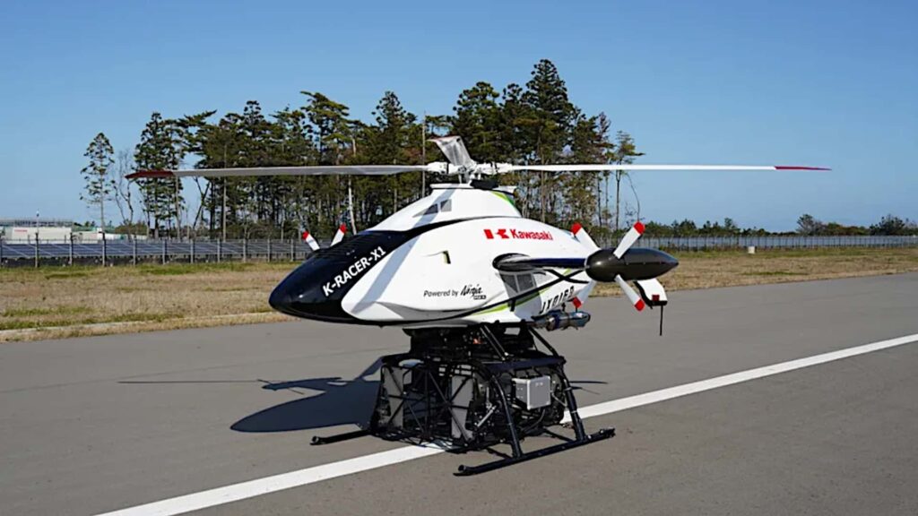 Jetez un œil au prototype de drone sans pilote propulsé par Ninja H2R de Kawasaki